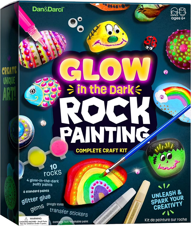 Amazon Glow in the Dark Rock Painting