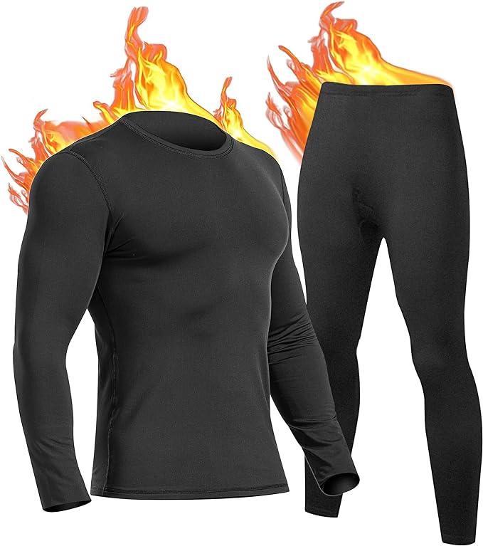 YESURPRISE Men's Thermal Underwear Sets
$29.89
Designed with high quality fleece lining, the thermal underwear mens is windproof, it can keep you warm while running, cycling, hiking, jogging or walk the dog in the winter morning.