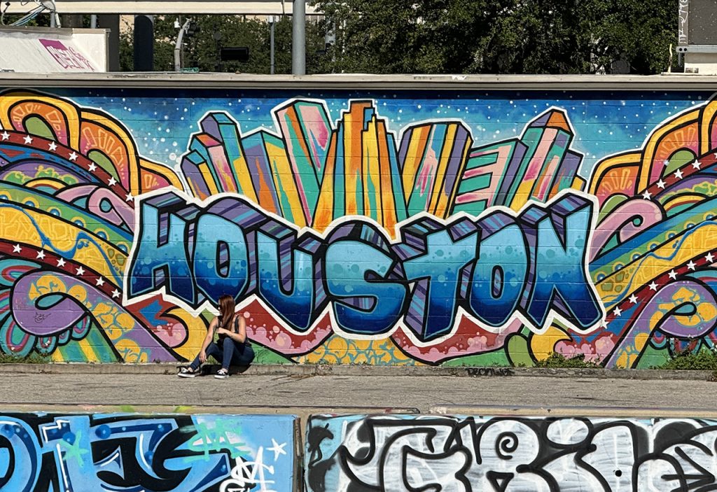 houston texas graffiti wall
