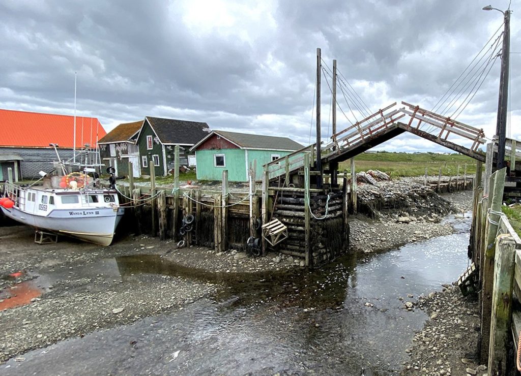 Sanford Drawbridge from boat side yarmouth