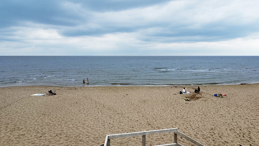 Aboiteau Beach new brunswick eastern coast canada H+M