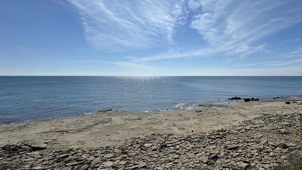 Cap Lumiere Beach new brunswick eastern coast canada H+M