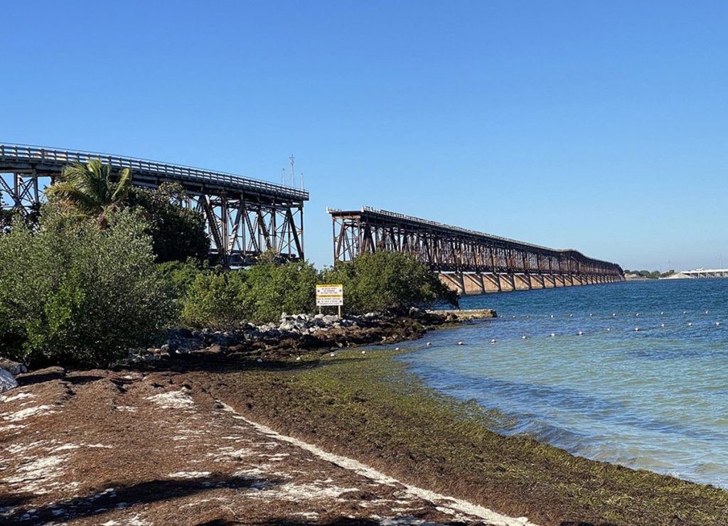 FLORIDA KEYS MARATHON BAHIA HONDA STATE PARK BROKEN BRIDGE