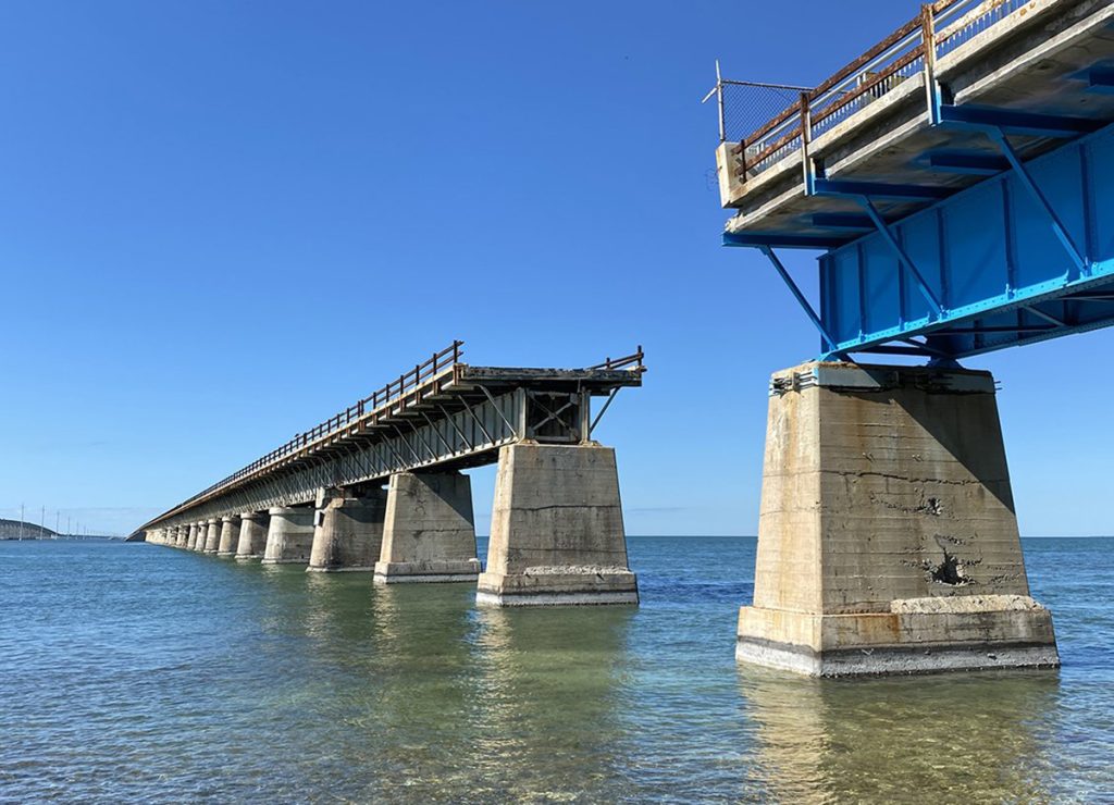 FLORIDA KEYS MARATHON PIGEON KEY BROKEN BRIDGE